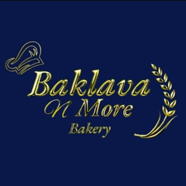 Baklava N More Bakery Logo